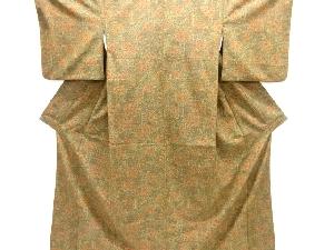 花更紗模様小紋着物